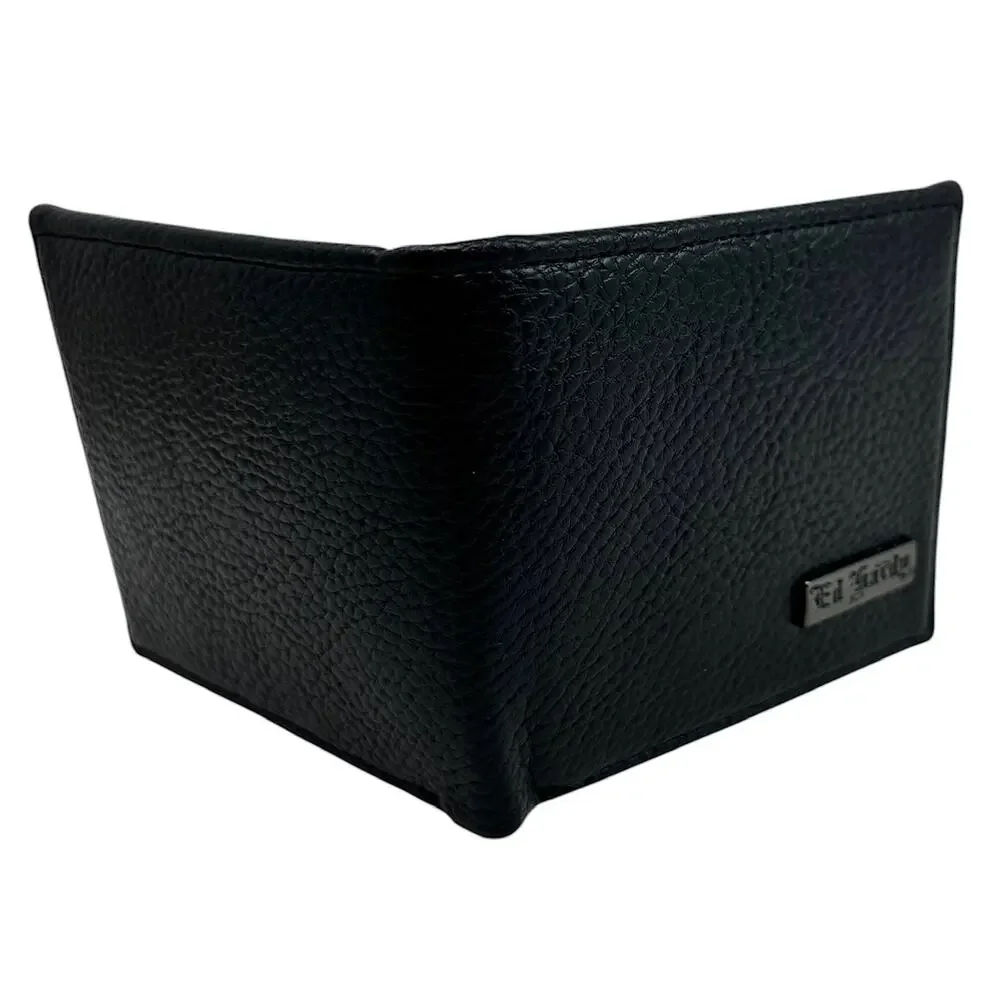 Ed Hardy Men's Bifold Black Wallet With Valet Tray Gift Box